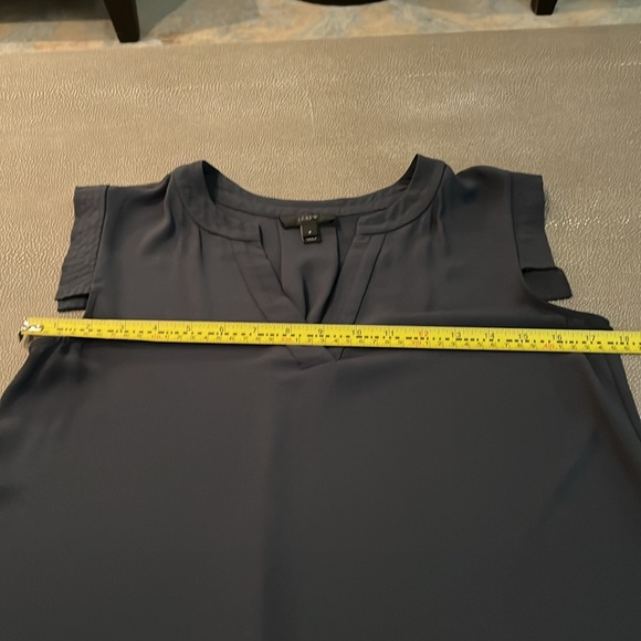 J Crew Navy blouse 2 EUC - Picture 3 of 6
